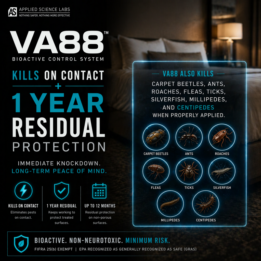 VA88 - Bed Bug Killer For Hotels, Bedrooms, Vacation Rentals