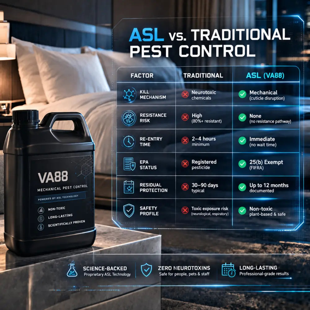 VA88 - Bed Bug Killer For Hotels, Bedrooms, Vacation Rentals